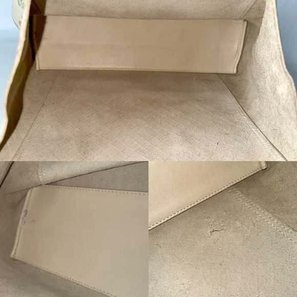 ✨Authentic BOTTEGA VENETA Intrecciatomirage Butterfly Leather Tote Bag Cream - Picture 13 of 16